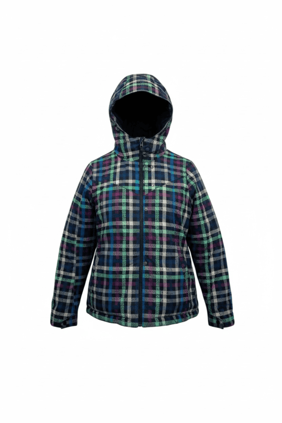 Vans Plaid Hooded Outdoor Jacket Multicolor Unisex L