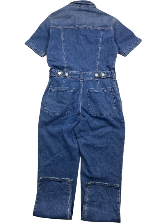 Vans Tuta intera / Jumpsuit in denim casual con logo blu da donna L
