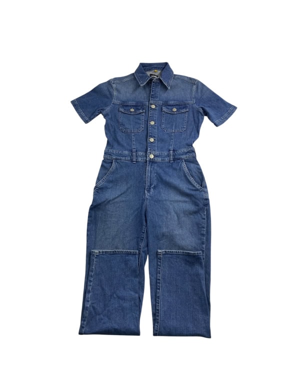 VANS Ολόσωμη Τζιν Φόρμα (Jumpsuit) CASUAL Λογότυπο Μπλε Γυναικείο S
