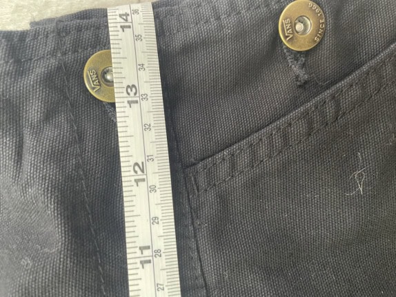 VANS OVERALLS WORKWEAR BLACK UNISEX PRE OWNED XS