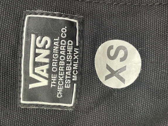 VANS OVERALLS WORKWEAR BLACK UNISEX PRE OWNED XS