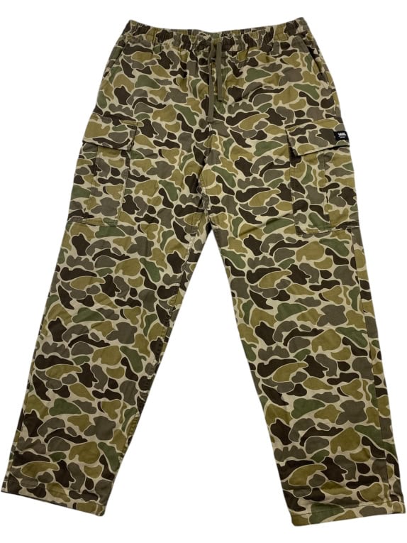 VANS PANTS CARGO RANGE ELASTIC CAMO GREEN/BROWN MEN'S L