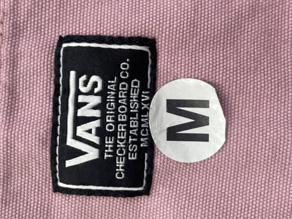 VANS DUNGAREES MINIMAL PINK WOMENS PRE OWNED M