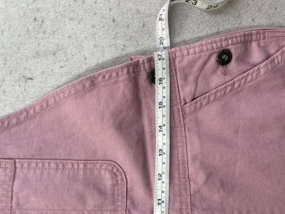 VANS DUNGAREES MINIMAL PINK WOMENS PRE OWNED M