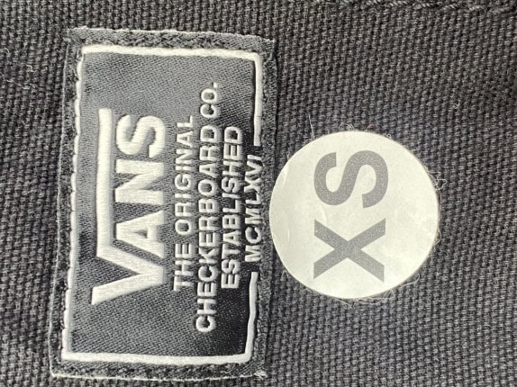 VANS OVERALL PANTS WORKWEAR BLACK MEN PRE OWNED XS