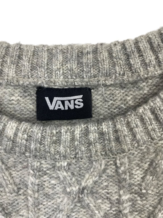 Vans Πλεκτό Πουλόβερ Cable Knit Γκρι Ανδρικό L