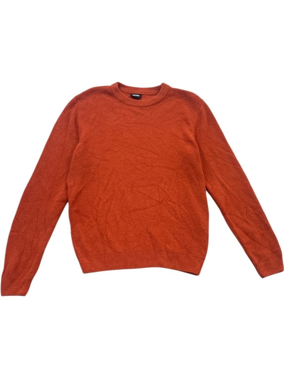 VANS MAGLIONE IN MAGLIA MINIMAL ARANCIO RUGGINE UOMO PRE OWNED S