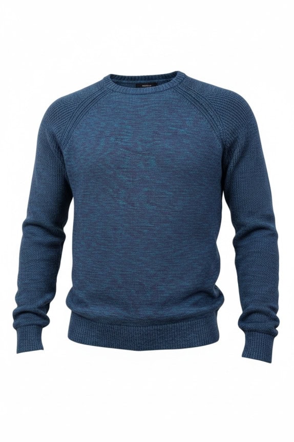 VANS MAGLIONE IN MAGLIA MINIMAL BLU UOMO PRE OWNED L