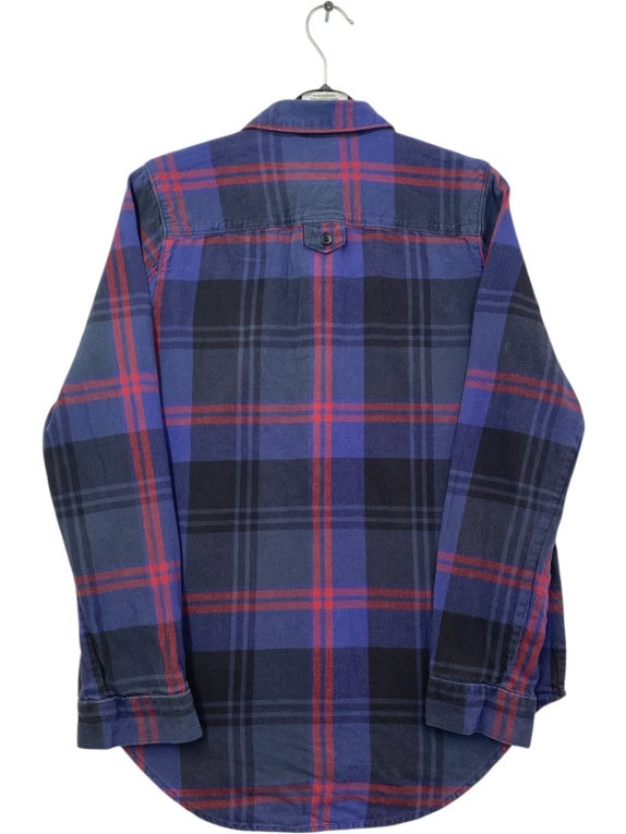VANS CAMICIA A QUADRI SKATE BLU UOMO PRE OWNED M