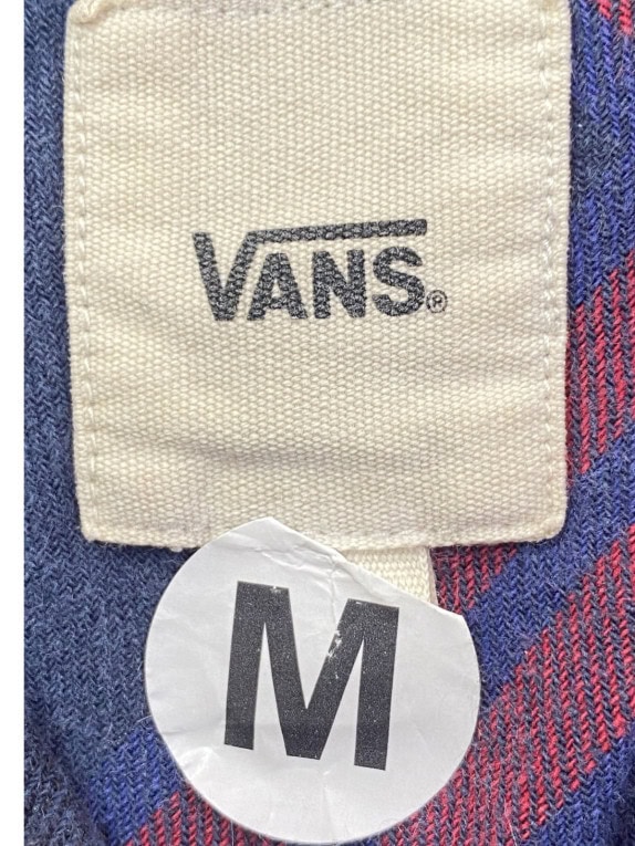 VANS CAMICIA A QUADRI SKATE BLU UOMO PRE OWNED M