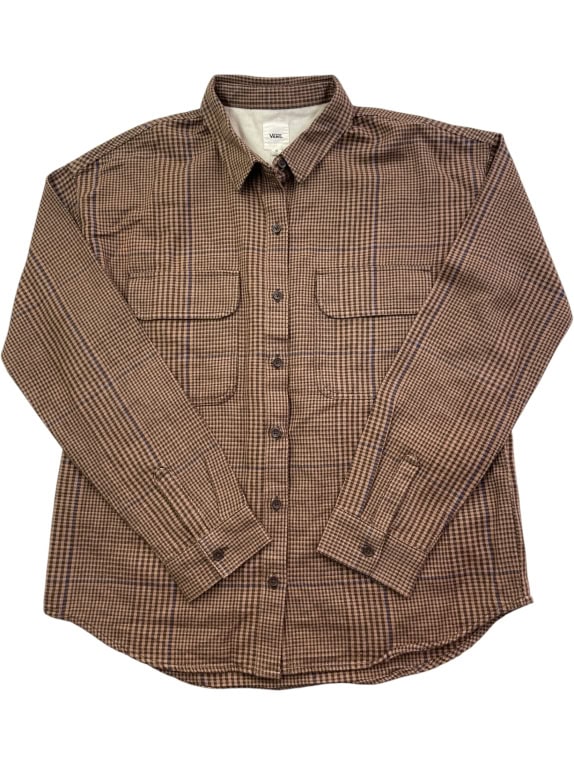 VANS SHIRT VINTAGE BROWN MALE M pre-owned