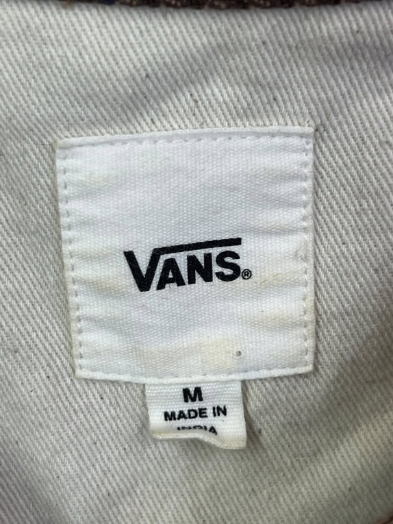 VANS SHIRT VINTAGE BROWN MALE M pre-owned