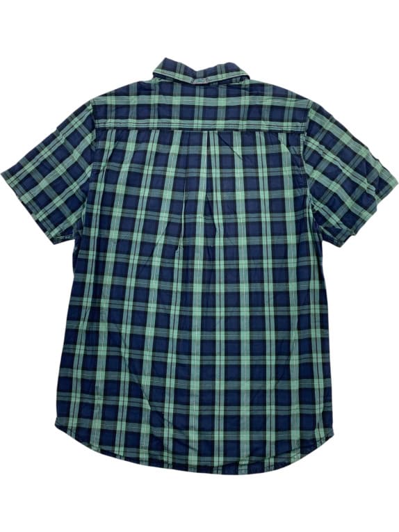 CAMICIA VANS VINTAGE CON LOGO A QUADRI BLU/VERDE DA UOMO S