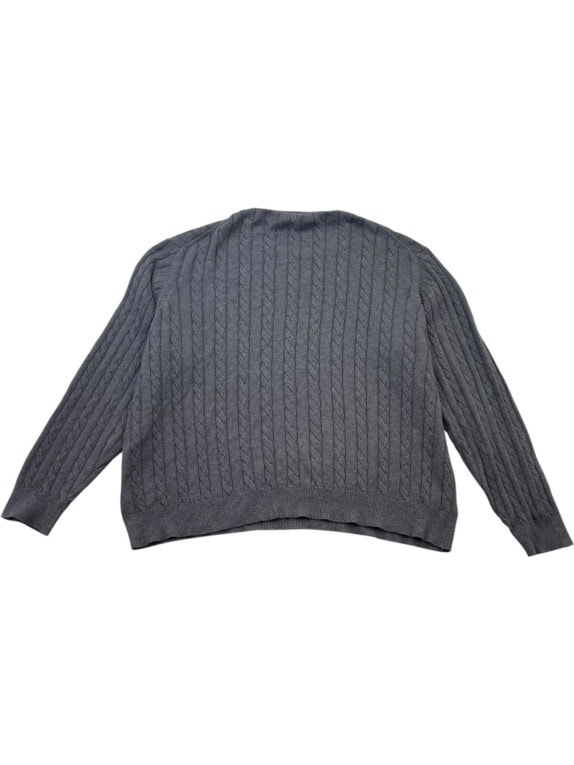 VANS ΠΟΥΛΟΒΕΡ CABLE KNIT ΓΚΡΙ UNISEX PRE OWNED L