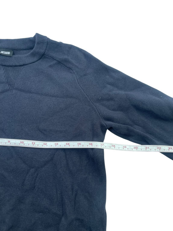 VANS MAGLIONE GIROCOLLO MINIMAL NAVY UNISEX PRE OWNED S