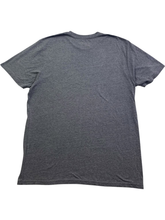 VANS T-SHIRT CASUAL LOGO PRINT "OFF THE WALL" ΓΚΡΙ UNISEX XL