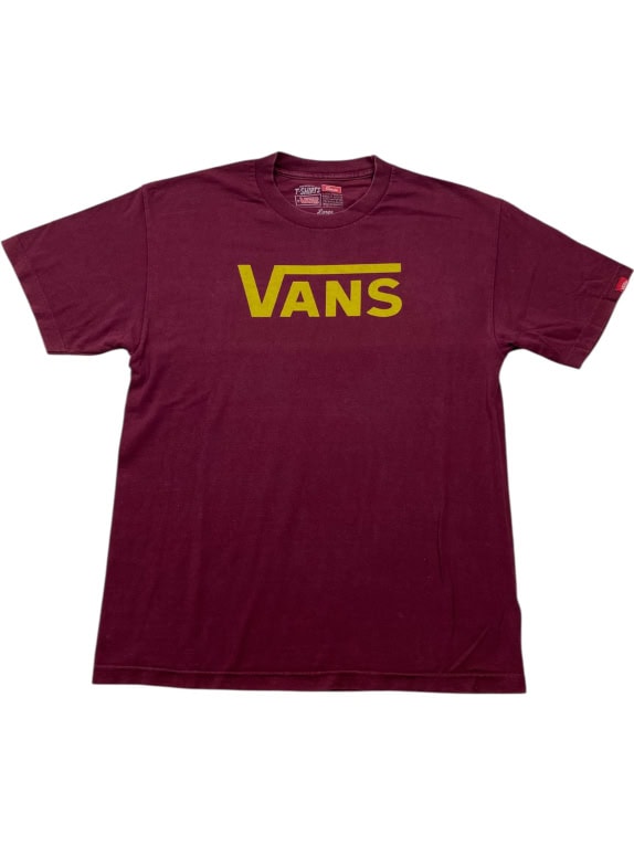 VANS T-SHIRT CASUAL ΜΕ ΜΕΓΑΛΟ ΛΟΓΟΤΥΠΟ ΜΠΟΡΝΤΟ ΑΝΔΡΙΚΟ LARGE