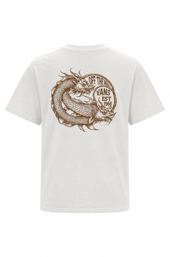 VANS T SHIRT MINIMAL OFF WHITE ΑΝΤΡΙΚΟ PRE OWNED S