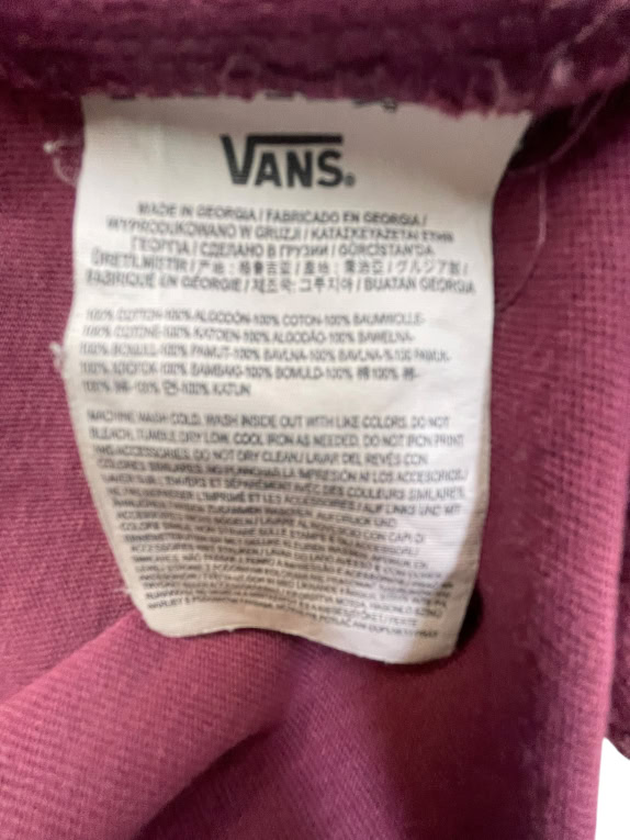 VANS T-SHIRT VINTAGE LOGO MULTICOLOR MALE M