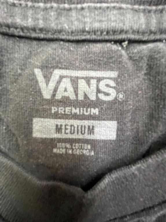 VANS T-SHIRT VINTAGE LOGO MULTICOLOR MALE M