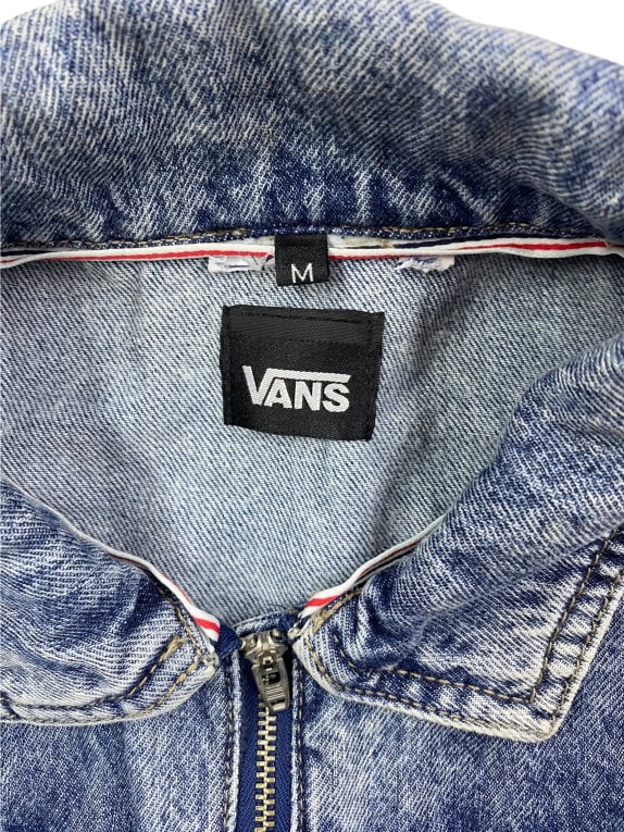 VANS ΤΖΙΝ ΟΛΟΣΩΜΗ ΦΟΡΜΑ VINTAGE ΜΕ ΛΟΓΟΤΥΠΟ ΜΠΛΕ ΓΥΝΑΙΚΕΙΑ M