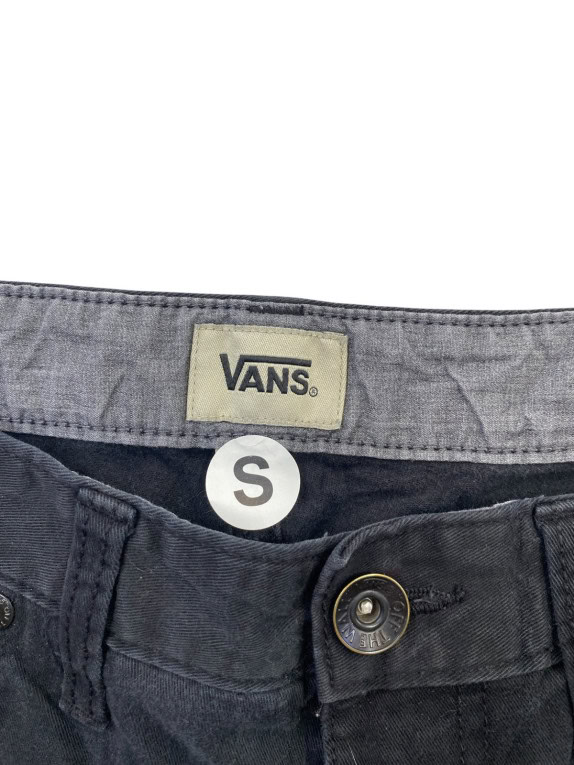 VANS BERMUDA SKATE NERO SBIADITO UOMO PRE OWNED S