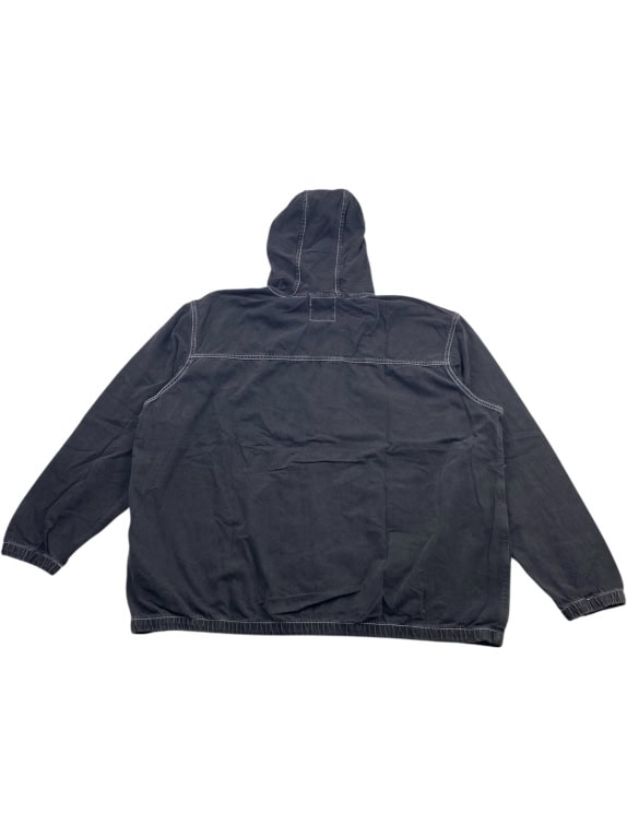 VANS Vintage Zip Hoodie Jacket Logo Black/Charcoal Unisex XXL