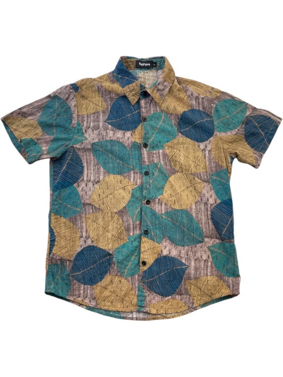 VATPAVE CAMICIA RETRO MULTICOLORE UOMO PRE OWNED S