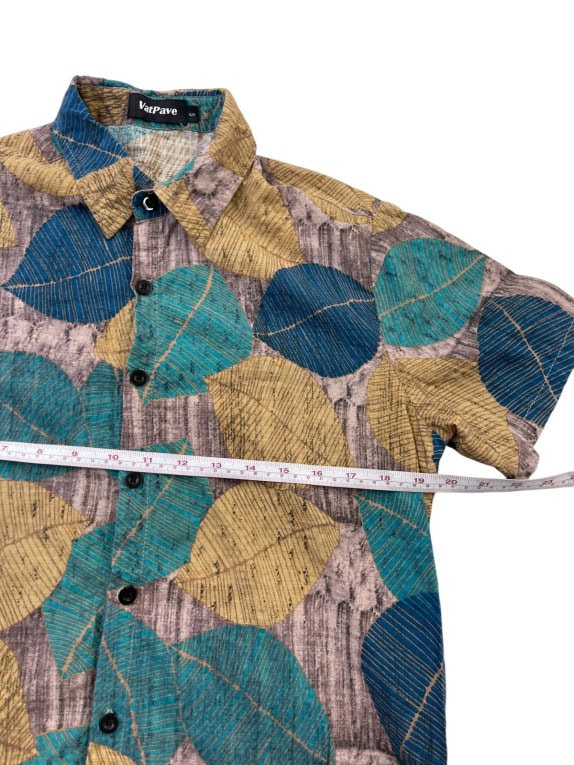 VATPAVE CAMICIA RETRO MULTICOLORE UOMO PRE OWNED S