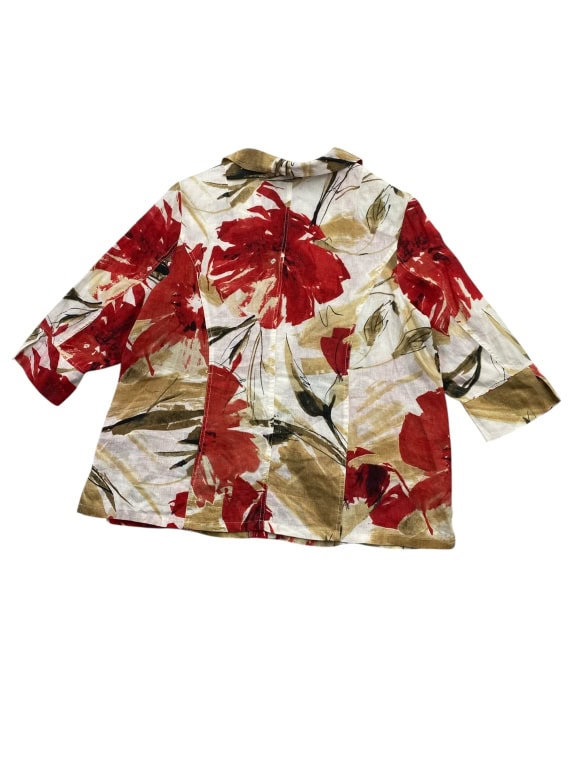 VERPASS Γυναικείο Λινό Σακάκι/Μπλούζα Vintage Floral Πολύχρωμο L