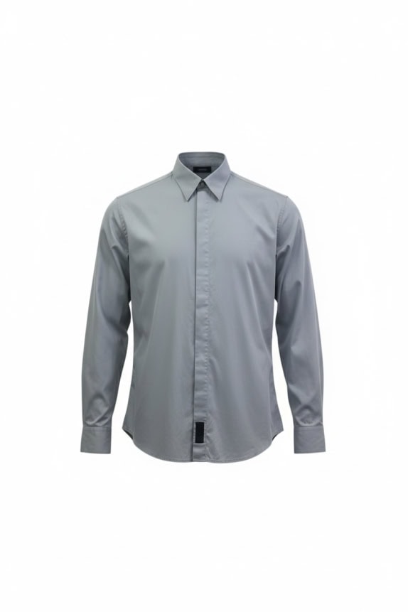 VERSACE CLASSIC V2 VINTAGE MINIMAL SHIRT GREY MEN'S L