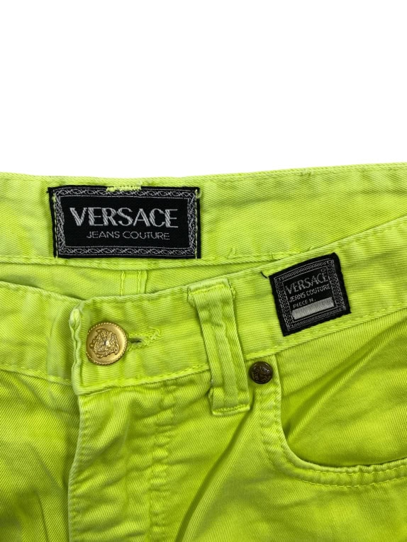VERSACE JEANS COUTURE ΠΑΝΤΕΛΟΝΙ VINTAGE LOGO ΛΑΙΜ ΓΥΝΑΙΚΕΙΟ S