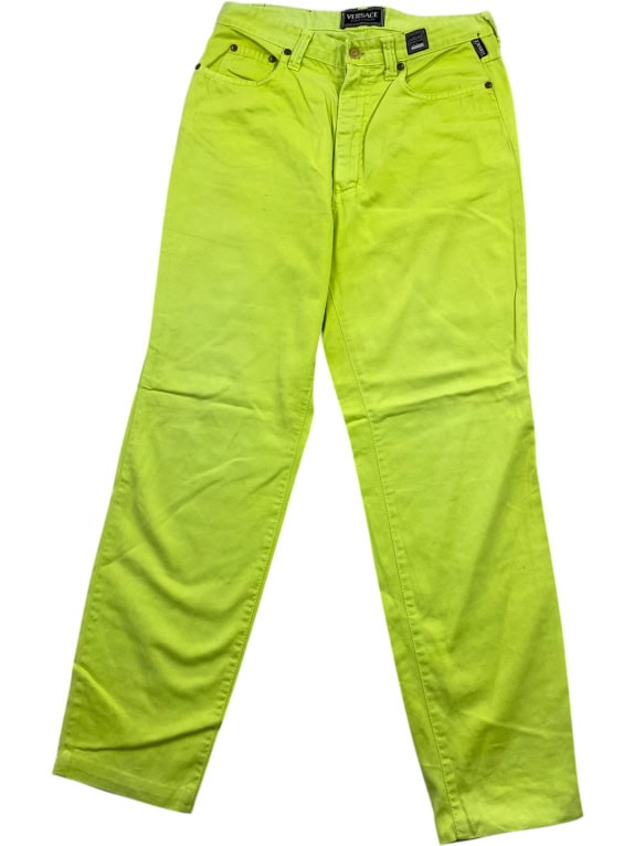 VERSACE JEANS COUTURE ΠΑΝΤΕΛΟΝΙ VINTAGE LOGO ΛΑΙΜ ΓΥΝΑΙΚΕΙΟ S