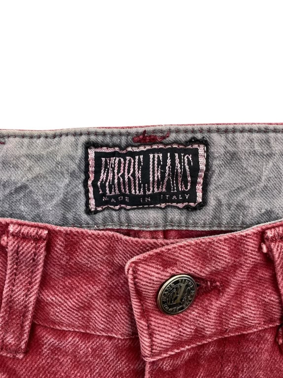 FERRE Red Denim Pants Women’s XS