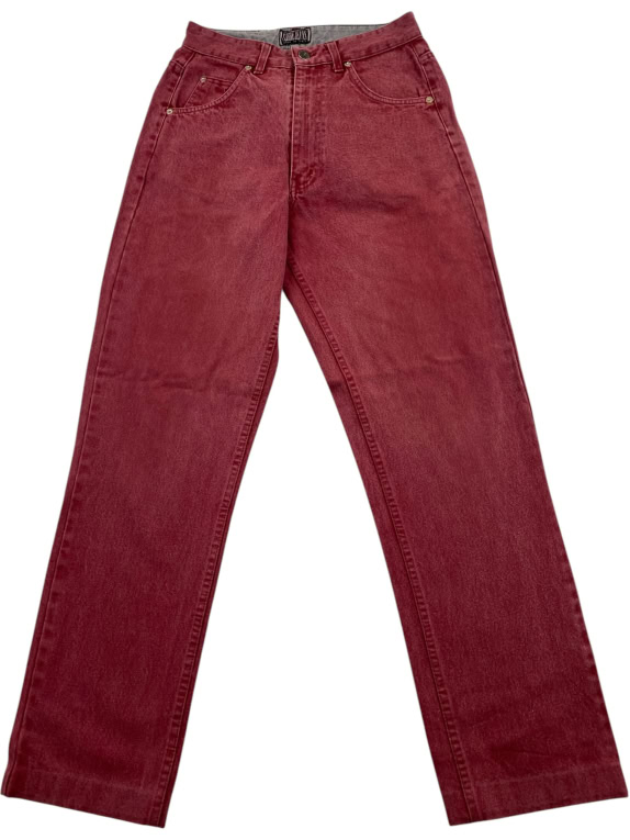 FERRE Red Denim Pants Women’s XS