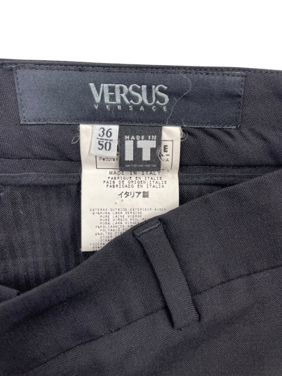 Versus Versace Παντελόνι Υφασμάτινο Μαύρο Ανδρικό L