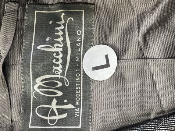 90s VIA MODA BIANCHI ΚΟΣΤΟΥΜΙ ΚΛΑΣΙΚΟ ΓΚΡΙ ΑΝΤΡΙΚΟ PRE OWNED L