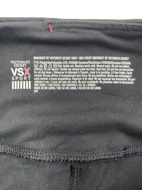 Victoria’s Secret VSX Sport Crop Κολάν 3/4 Μαύρο Γυναικείο S