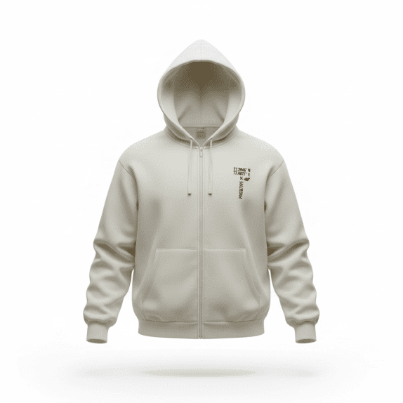 VINTAGE 4F ΖΑΚΕΤΑ ΦΟΥΤΕΡ ΜΕ ΚΟΥΚΟΥΛΑ CASUAL PROTOTYPE LOGO ΛΕΥΚΟ ΑΝΔΡΙΚΟ XL