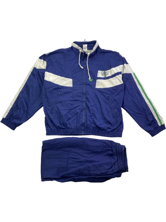 Tuta Etirel vintage anni \'90 blu/bianco L