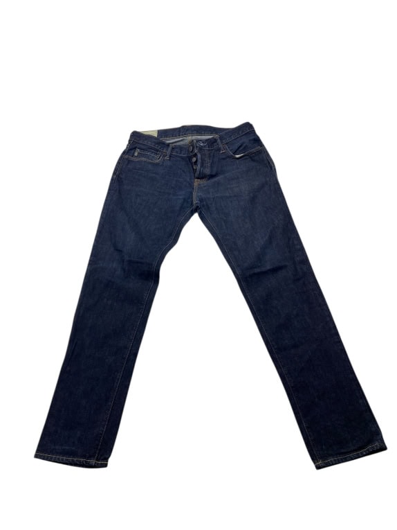 VINTAGE ABERCROMBIE & FITCH JEANS STRAIGHT FIT BLU UOMO M-L