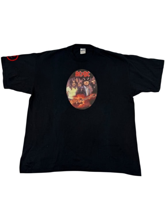 VINTAGE AC/DC HEAVY METAL BIKER BAND