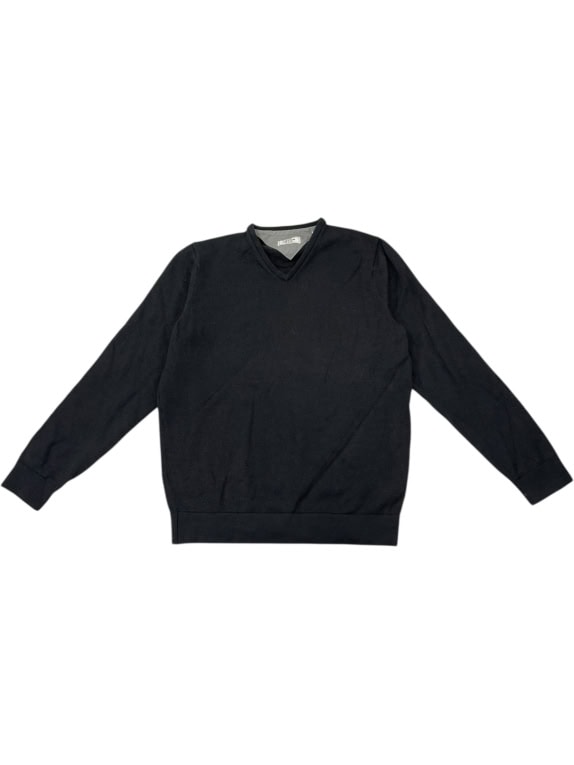 MAGLIONE VINTAGE ADIDAS ADIPURE CON SCOLLO A V NERO S
