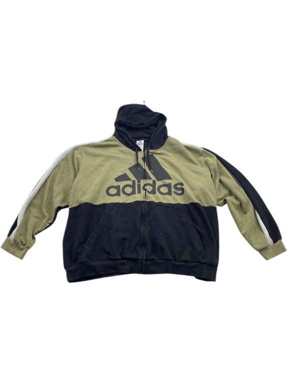 VINTAGE ADIDAS ΦΟΥΤΕΡ ΜΕ ΚΟΥΚΟΥΛΑ ΚΑΙ ΦΕΡΜΟΥΑΡ ΛΑΔΙ ΜΑΥΡΟ ΑΝΔΡΙΚΟ 3XL