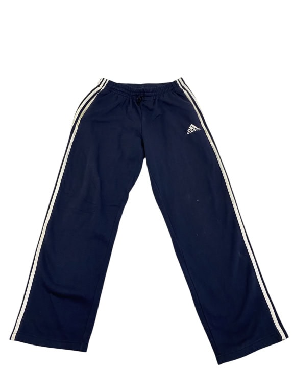 VINTAGE ADIDAS NAVY BLUE TRACK PANTS M