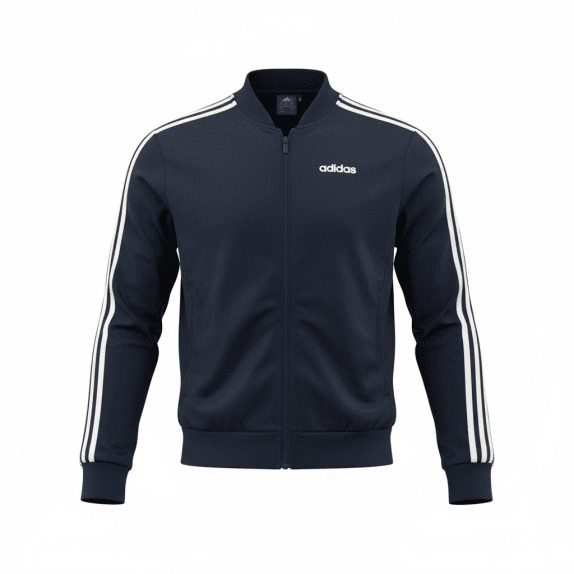 GIACCA ADIDAS VINTAGE BLU SCURO CON 3 RIGHE XS
