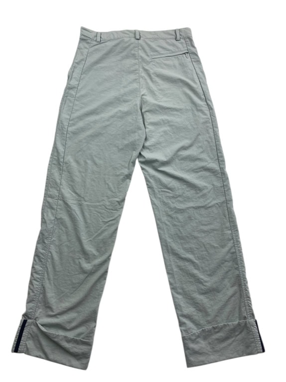 Pantaloni chino vintage Adidas retro logo grigi da uomo S/M