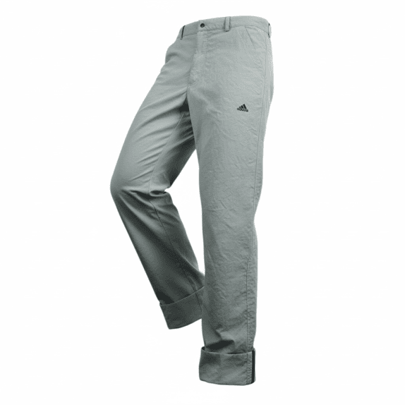 Pantaloni chino vintage Adidas retro logo grigi da uomo S/M