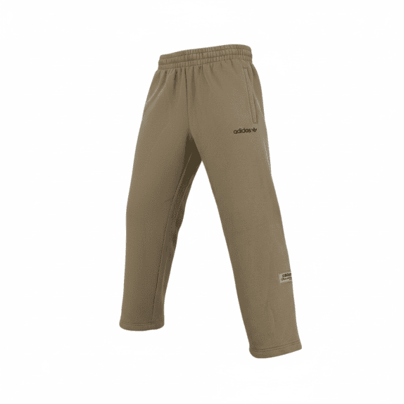VINTAGE ADIDAS SWEATPANTS WITH EMBROIDERED LOGO BROWN WOMEN S