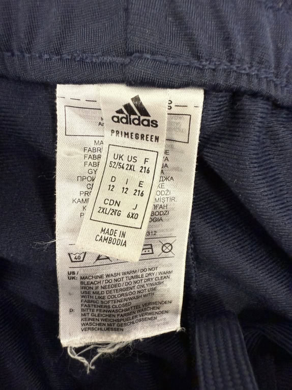 Pantaloni sportivi Adidas VINTAGE 3/4 Nero/Navy - 2XL